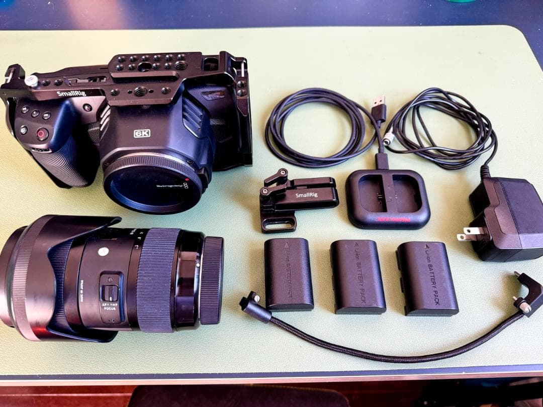 Blackmagic Cinema Camera 6K ＋シグマレンズ