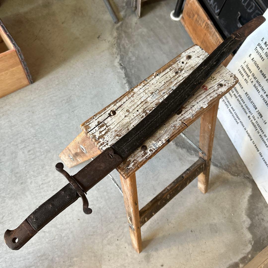 【観賞用】古道具 模造刀 骨董品 日本軍 装品 インダストリアル アンティーク