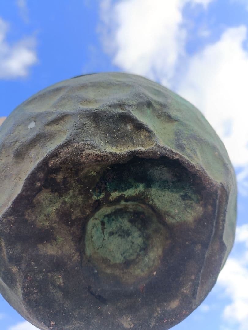 釣瓶/2個セット/アンティーク　緑錆