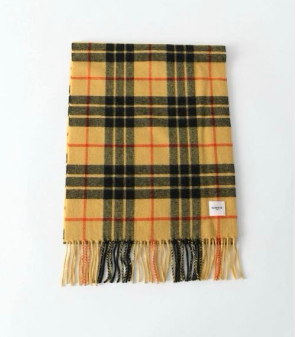 ★新品未使用タグ付★ EDIFICE カシミア100%マフラー