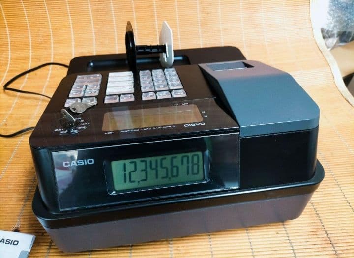 カシオレジスター　18CR　コンパクト　人気機種　感熱紙　360670