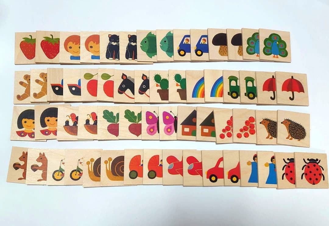 新品☆スイス製☆キーナー　おもちゃ木製知育玩具「キーナーメモリー」神経衰弱ゲーム