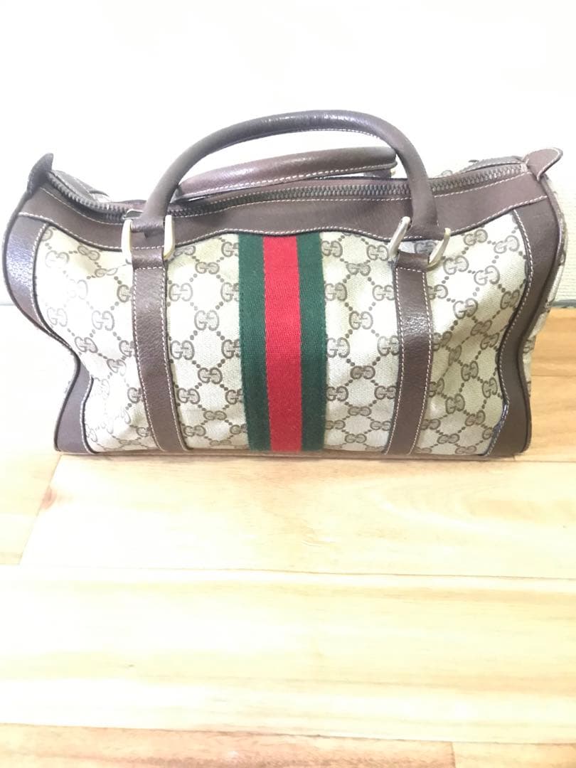 Gucci ボストンバッグ GGキャンバス