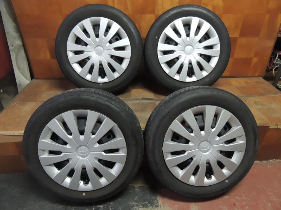 A41　155/65R14　ブリヂストン　4本　ステラに　トレッド面に傷有り