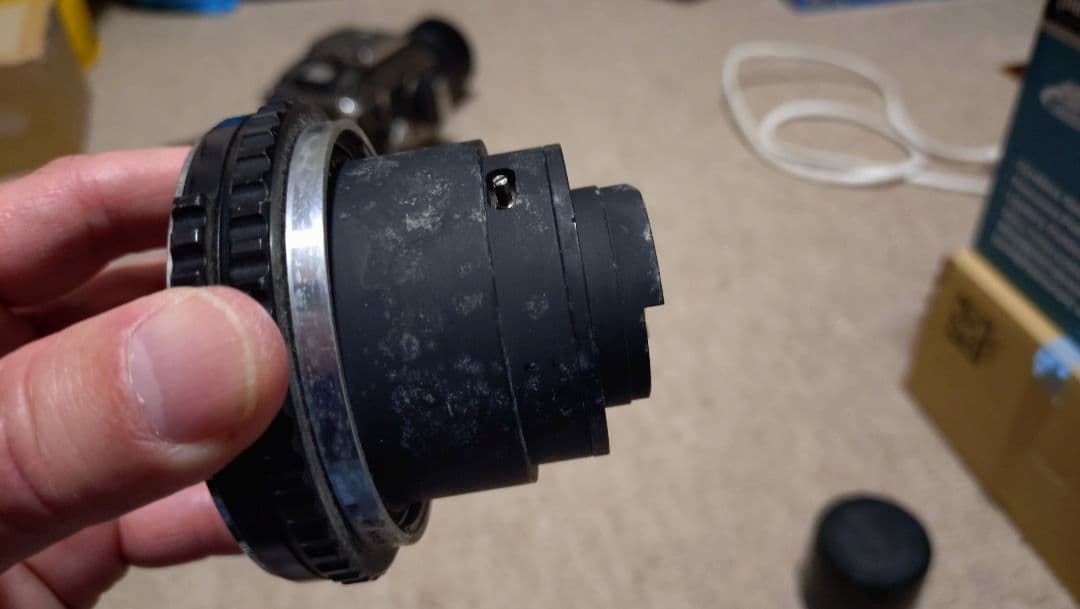 ゼンザブロニカ ジャンク品として 75ミリ 50ミリ レンズ付属