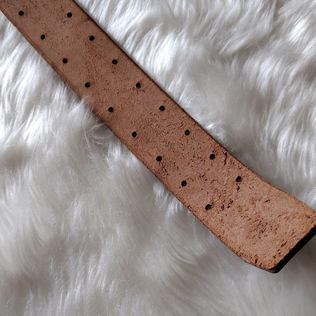 ✨マルジェラサンプリング✨デッドストック★フランス軍★ダブルピン★レザーベルト