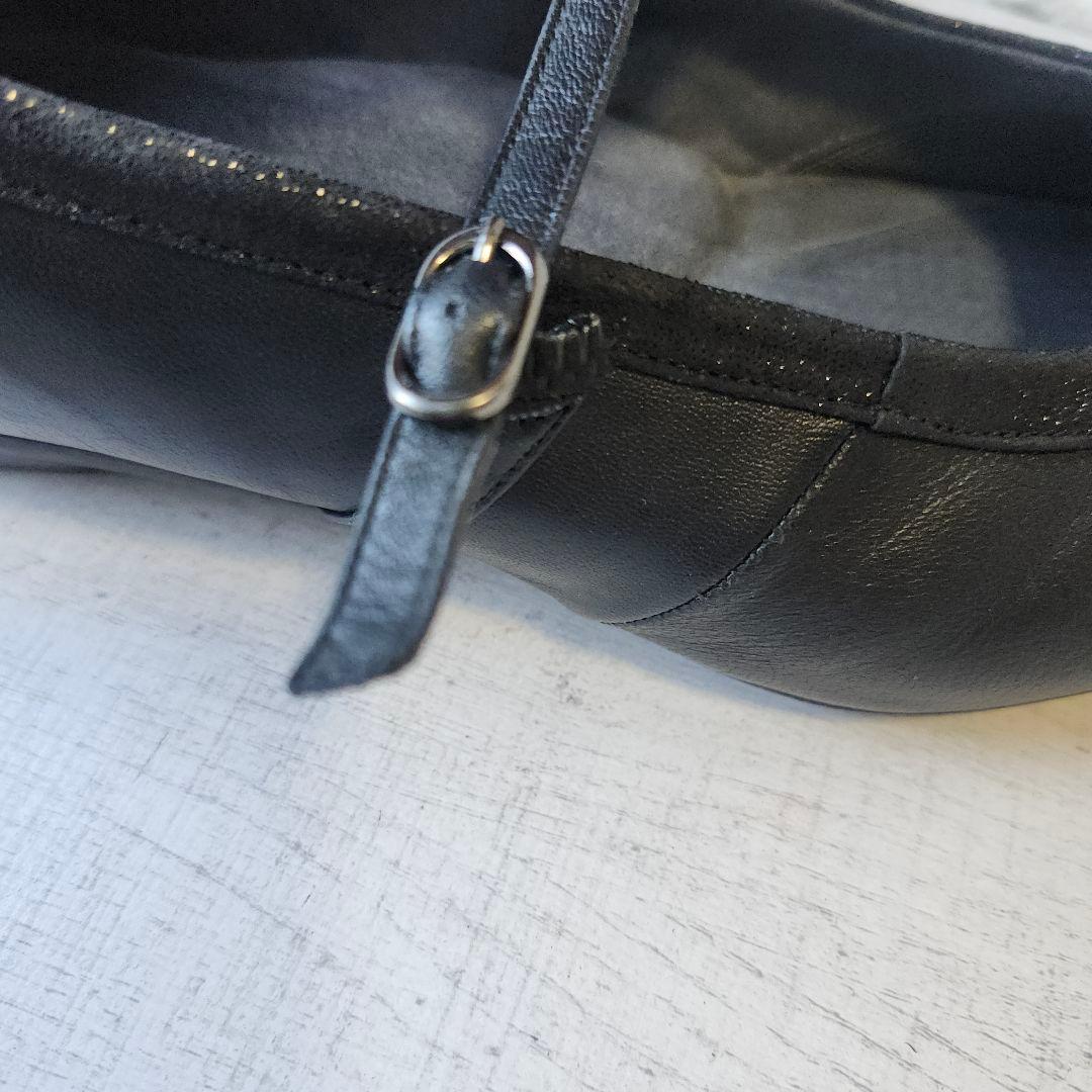 美品 asics walking✨コンフォートストラップパンプス 黒 4E