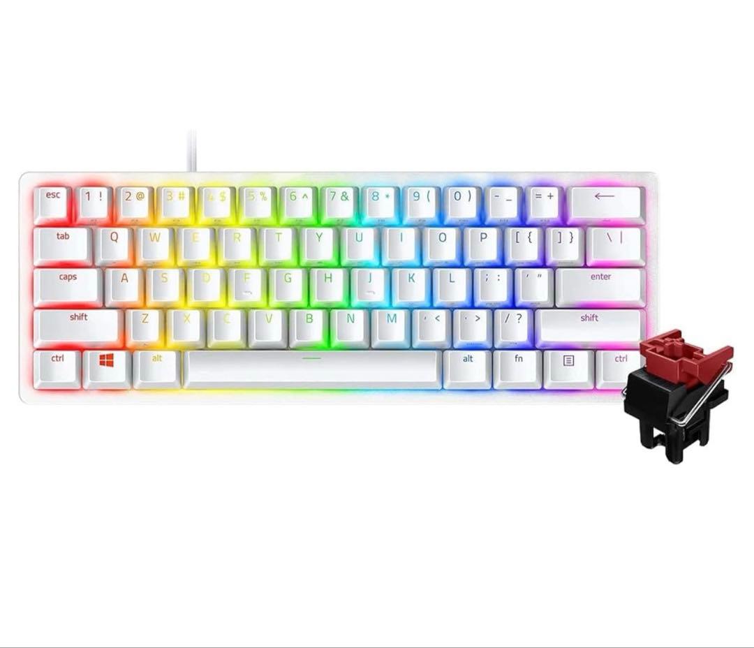 RAZER HUNTSMAN MINI 白 赤軸 英語配列