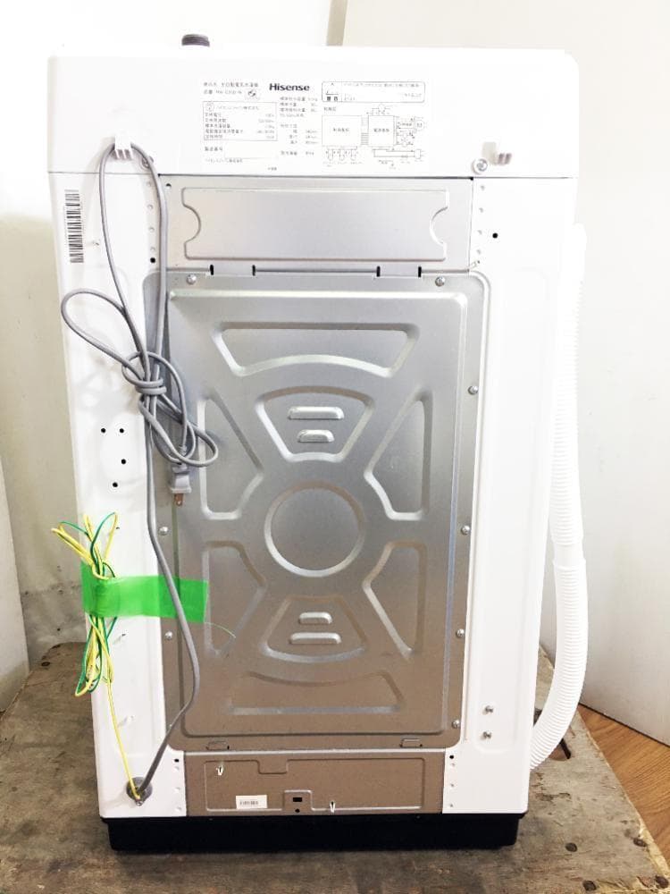 ★美品 中古★ハイセンス 5.5㎏ 洗濯機【HW-G55B-W】G0WB