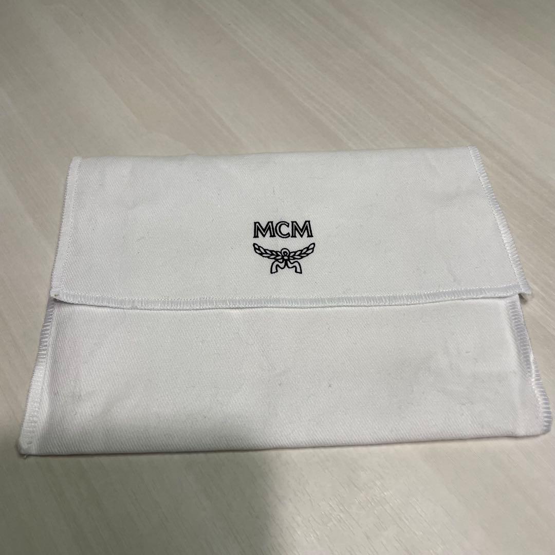 美品☆MCM☆ケース☆ブルー☆レザー☆本革☆