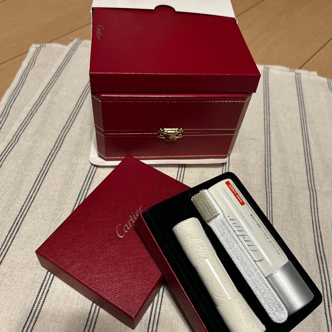 カルティエ 時計　箱　ボックス　クリーニングキット