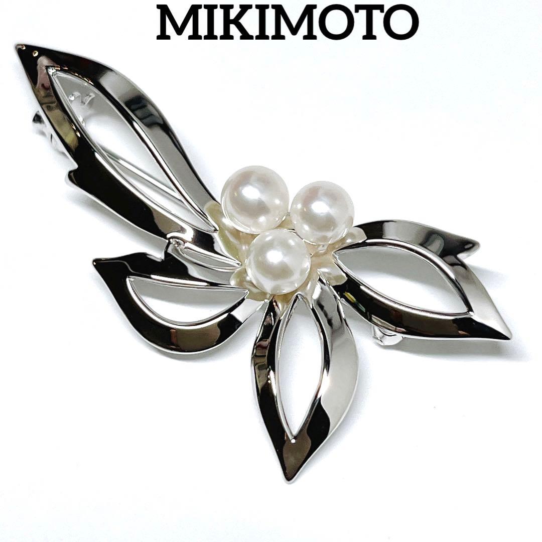 【未使用品】✨MIKIMOTO ミキモト パール　本真珠　ブローチ　NHK