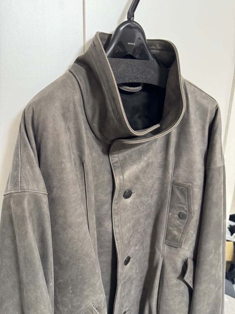 リ*ウ様 ssstein COW NUBUCK LEATHER BLOUSON