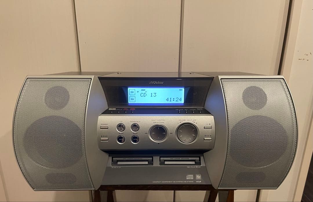 Victor NS X7WMD ラジカセ　CD MD