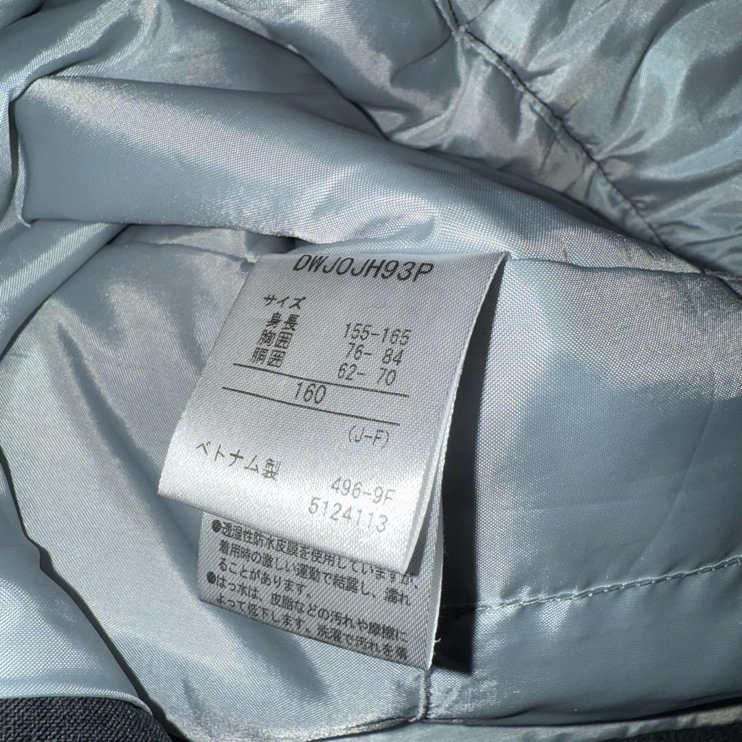 DESCENTEデサントスキーウエア ジュニア 上下 セット　グレー　グローブ付