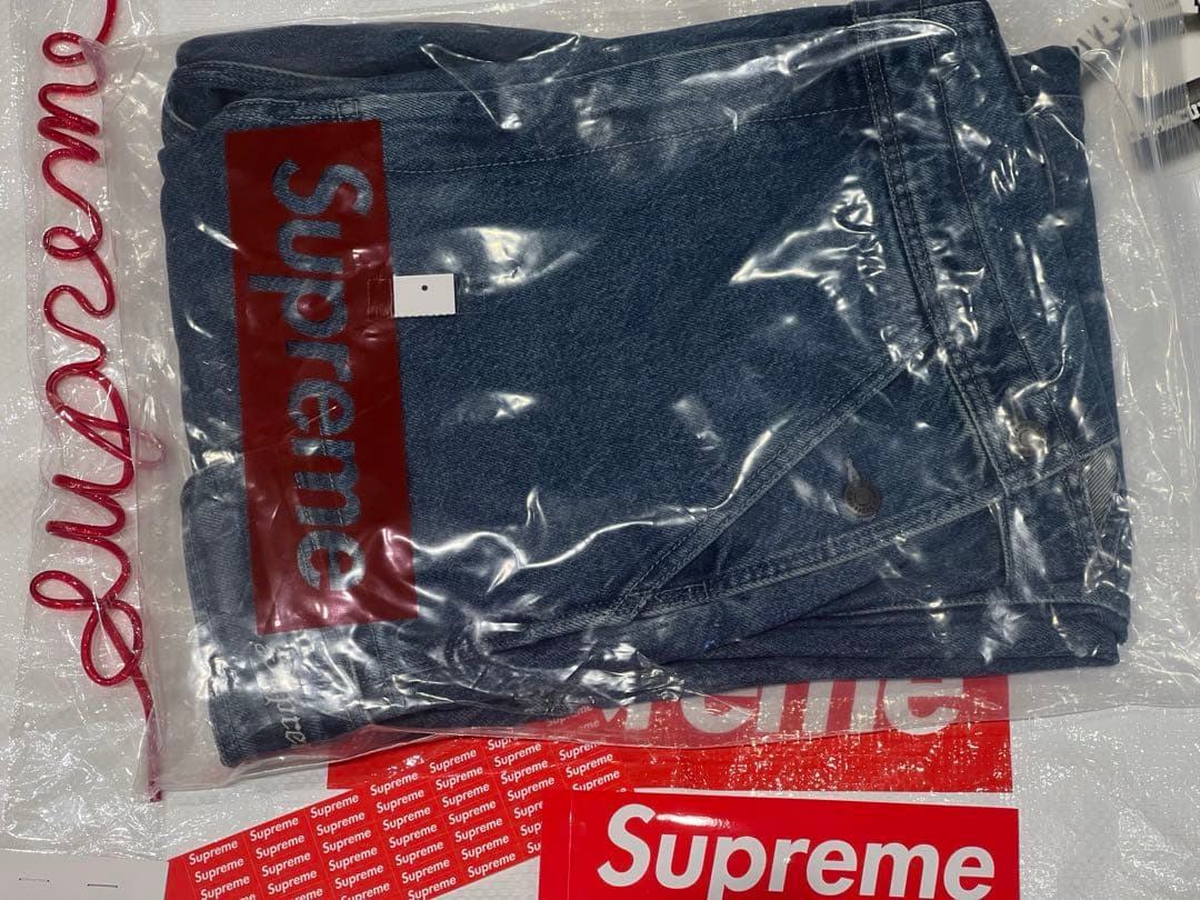 Supreme Cargo Denim Overalls オーバーオール Ｍ