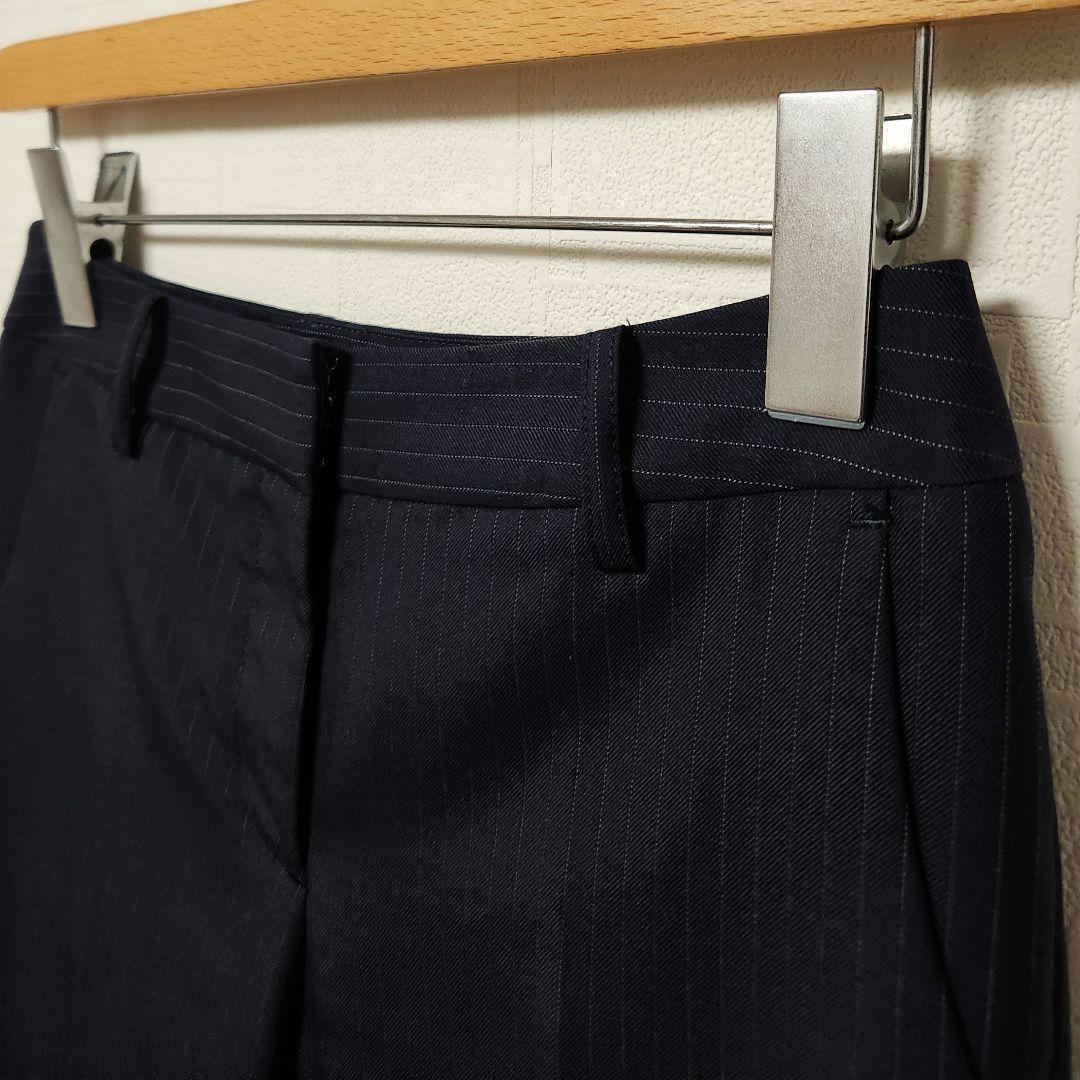 SUIT COMPANY　パンツスーツ　セットアップ 　濃紺　ウオッシャブル