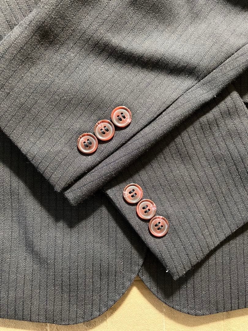 オーダースーツ SADA ダークブラウンストライプ