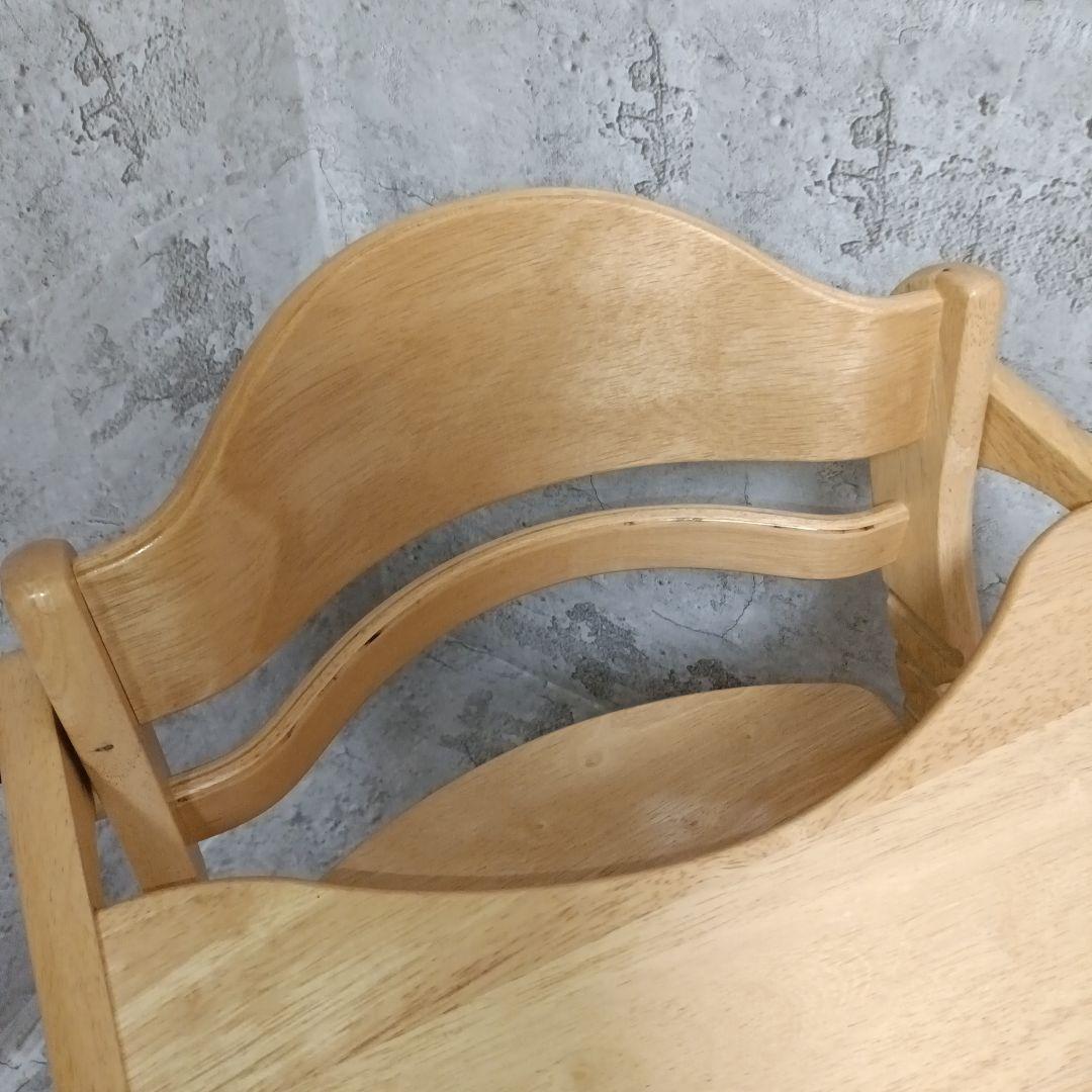 【美品】大和屋 すくすくチェア イーエヌ テーブル&ガード ナチュラル