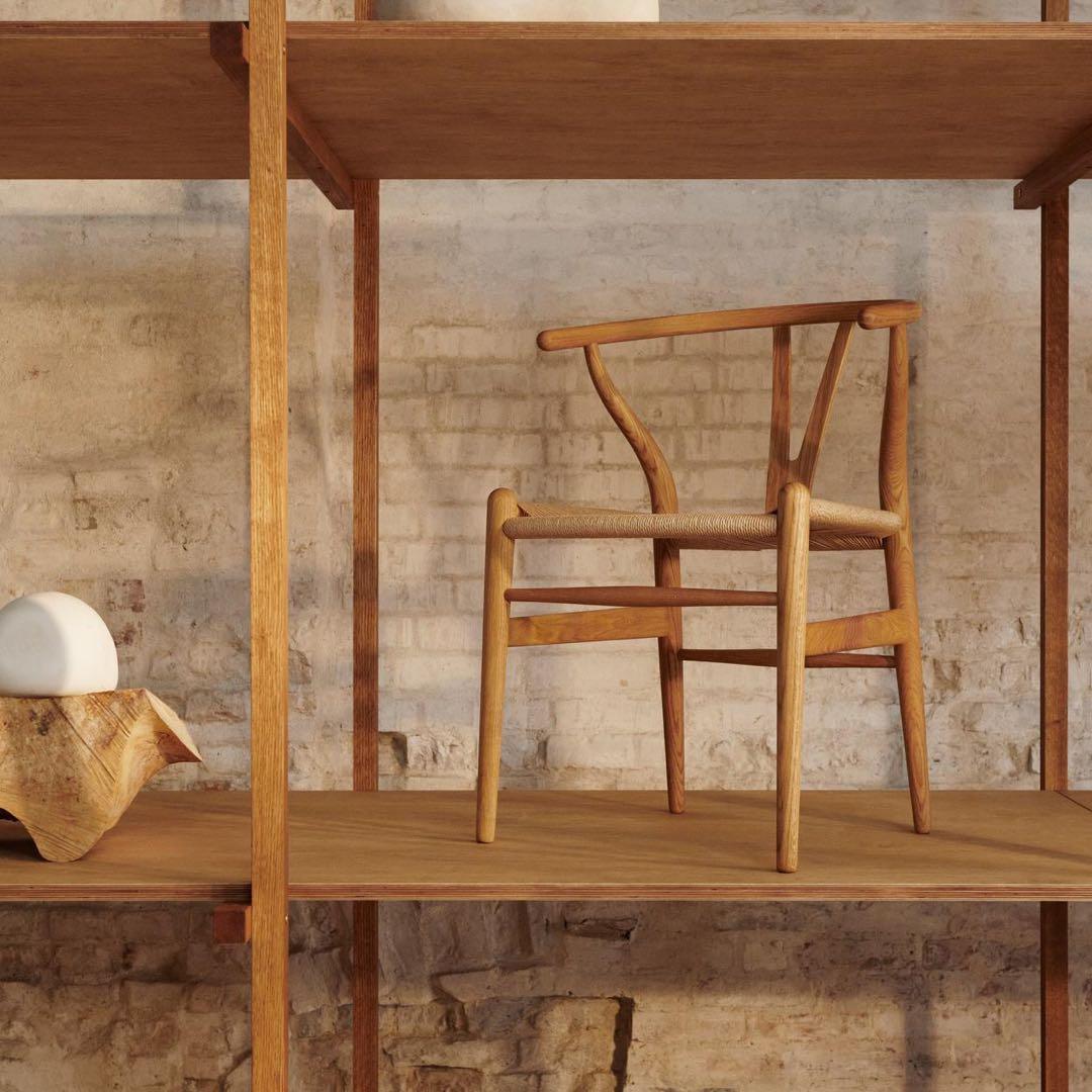 【美品、正規品】Yチェア　CH24　オーク　オイル仕上げ　カールハンセン