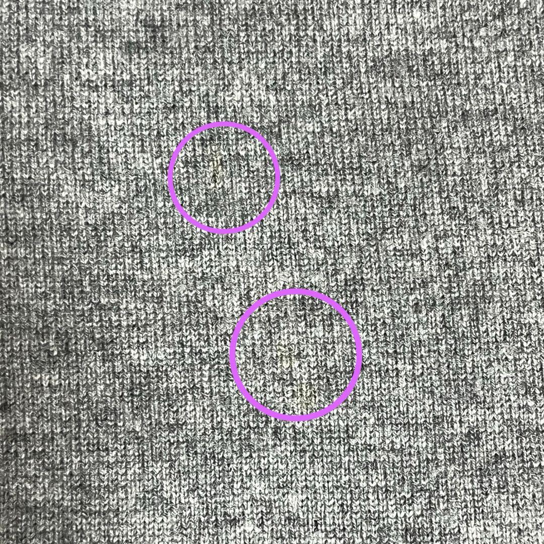 BORDERS at BALCONY ニット セーター カシミヤ 長袖 グレー