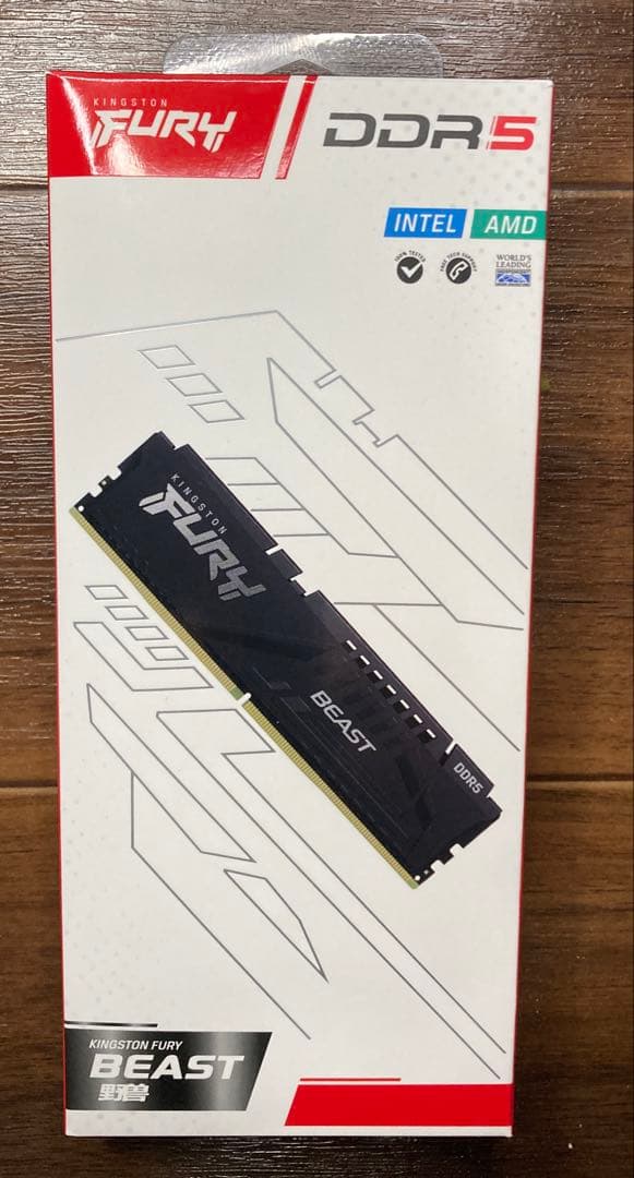 Kingston FURY Beast DDR5 5600mhz 16GB動確済