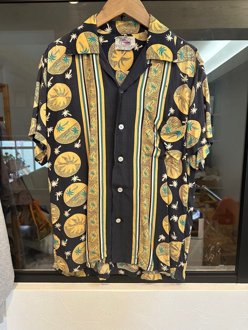 m*m様 ヴィンテージ カハナモク　アロハ　ネイビー