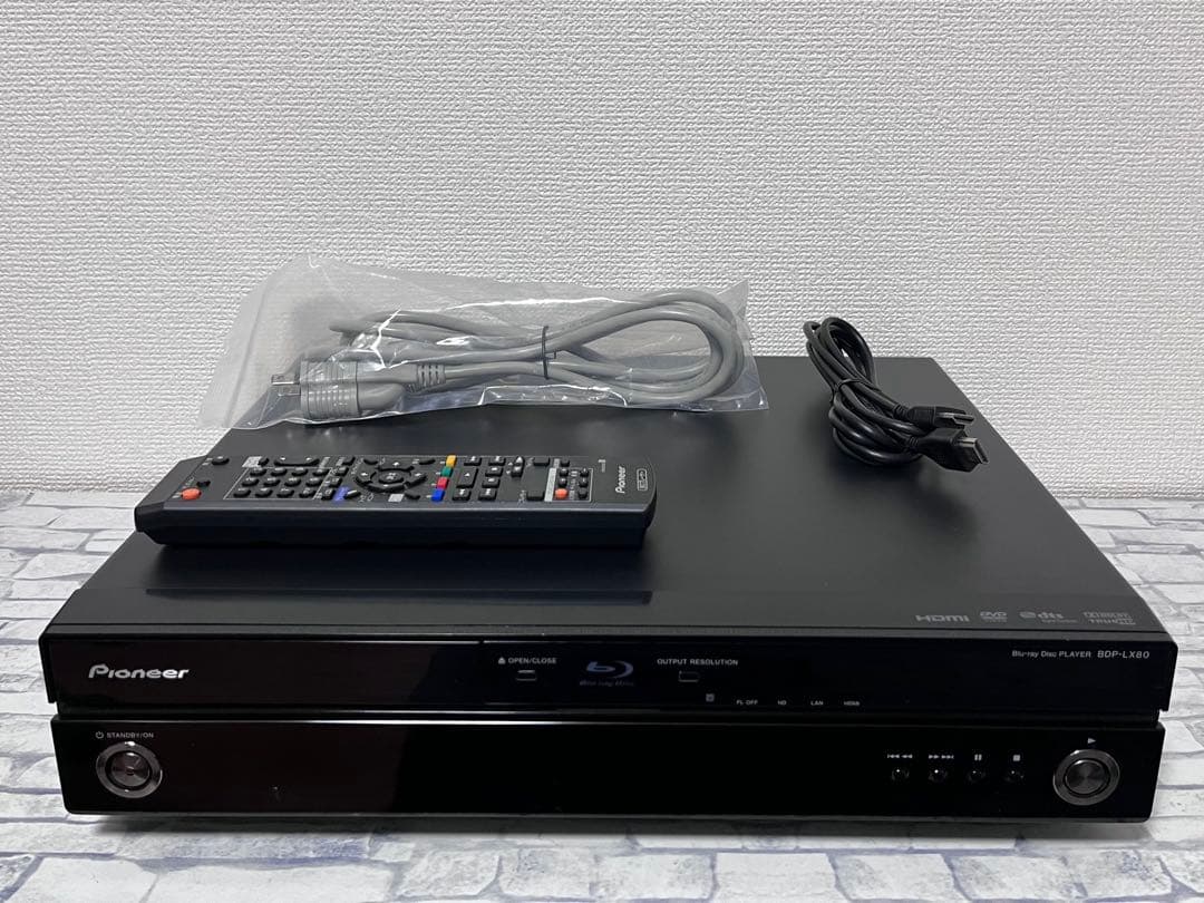 リモコン付　定価21万 パイオニア　ブルーレイプレイヤー　BDP-LX80