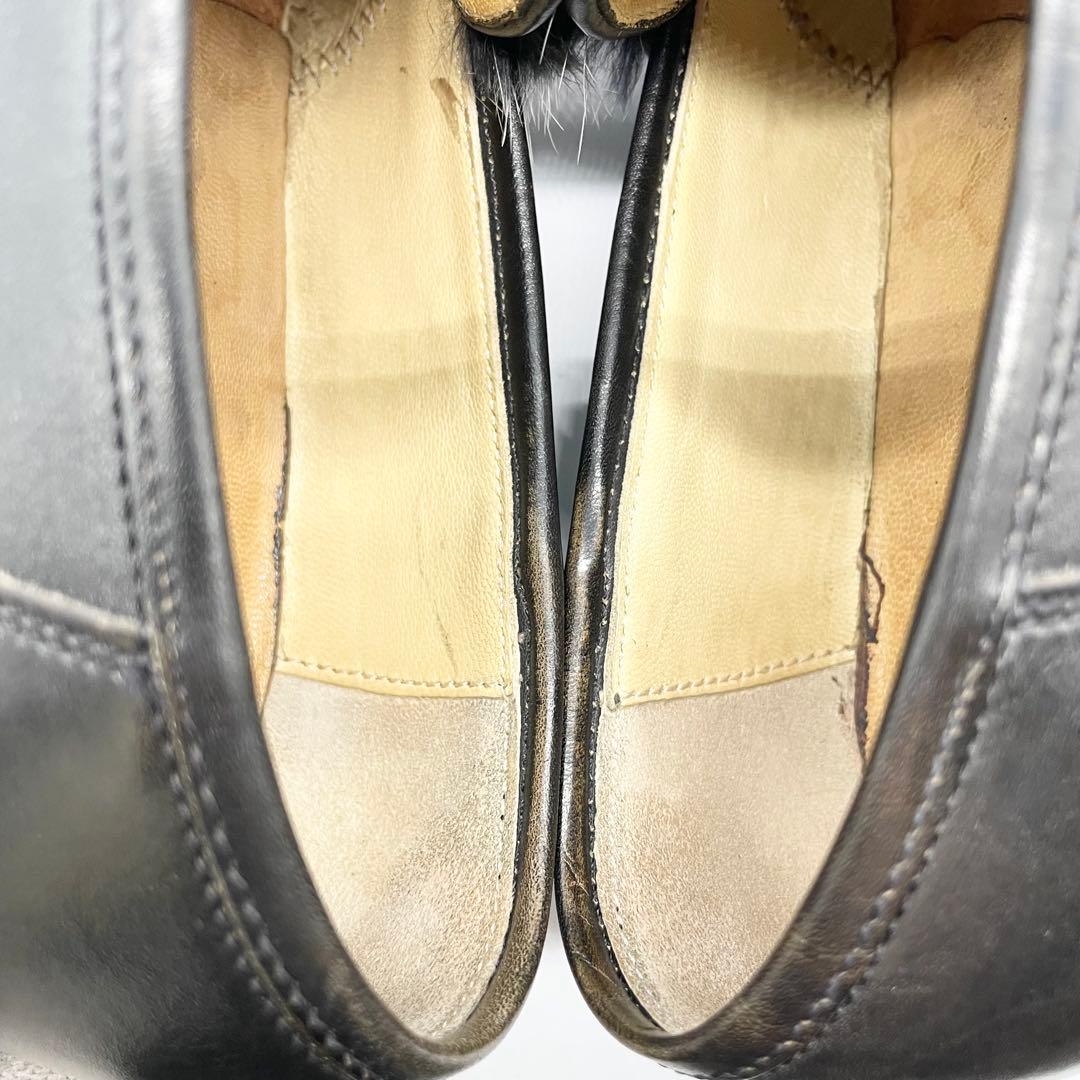 Paraboot ORSAY オルセー ミンクファー ローファー 革靴 黒 24