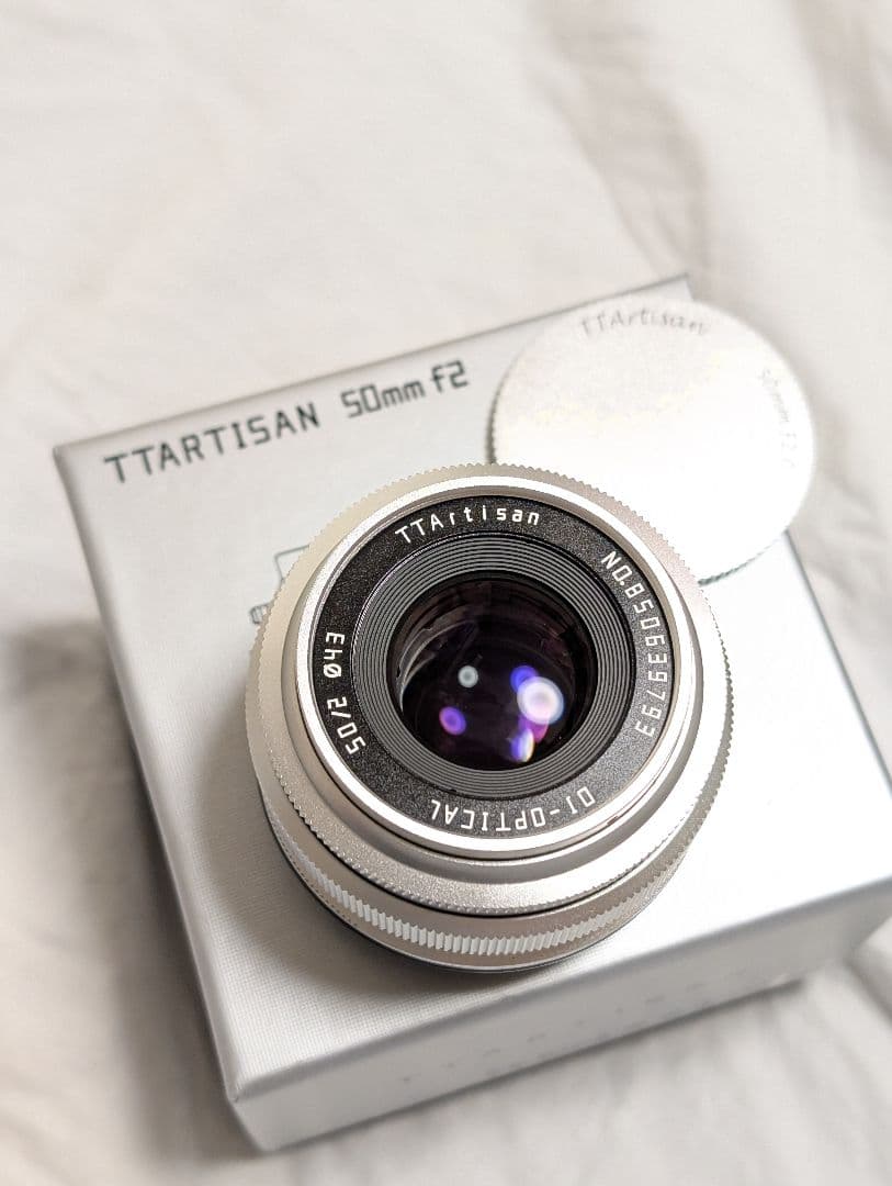 【Lマウント】TTArtisan 50mm f2 シルバー 限定カラー