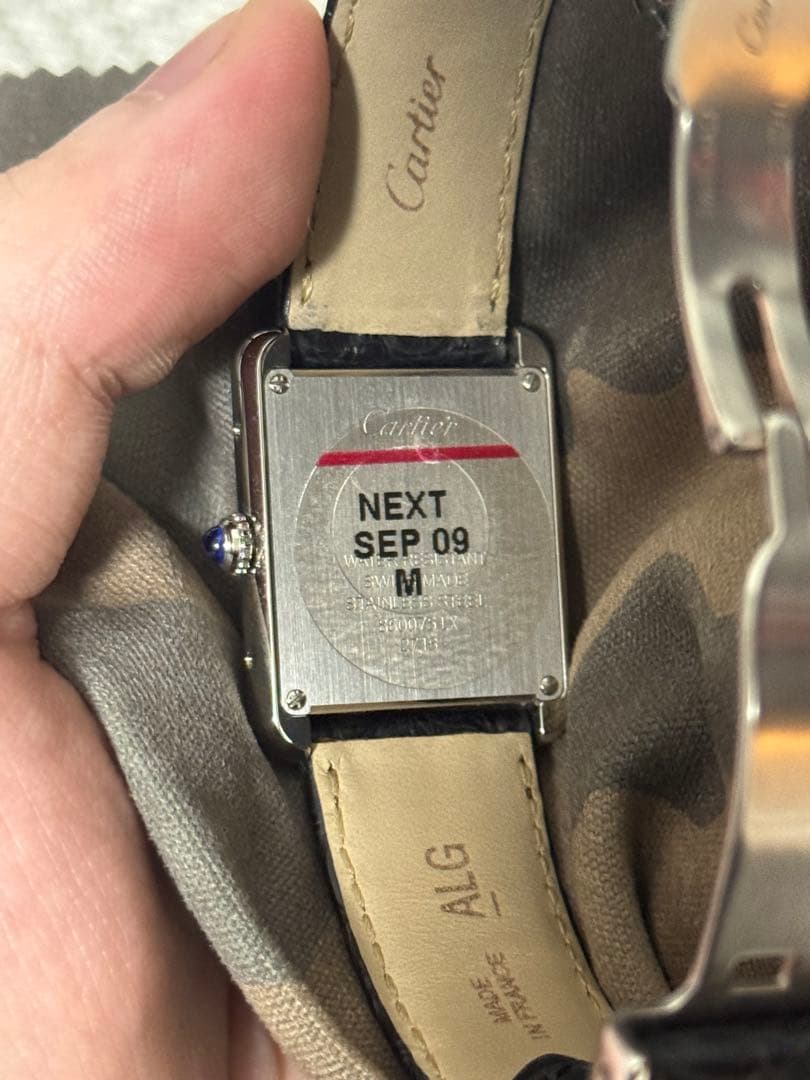 【超美品】カルティエ タンクソロ