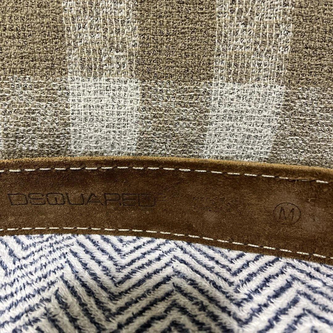 DSQUARED2 装飾バックル ベルト M
