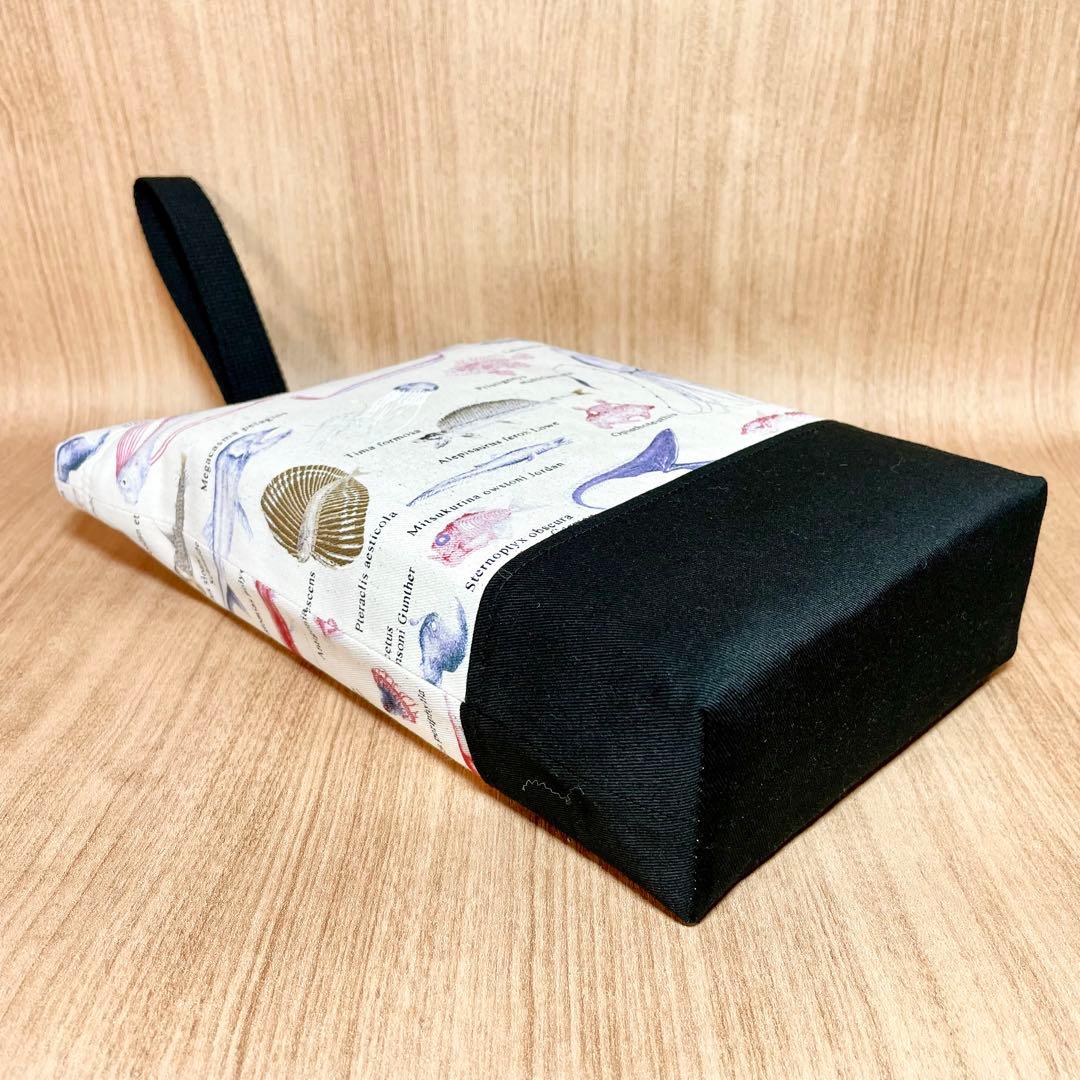 【eat】深海魚(生成り)×黒　入園入学グッズ７点