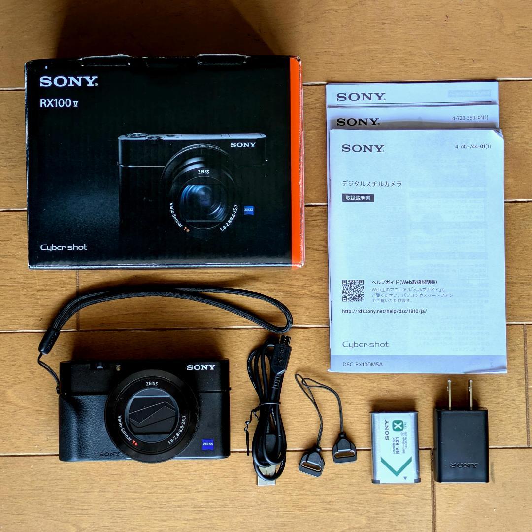 【即発送】SONY DSC-RX100M5A コンデジ アタッチメントグリップ付