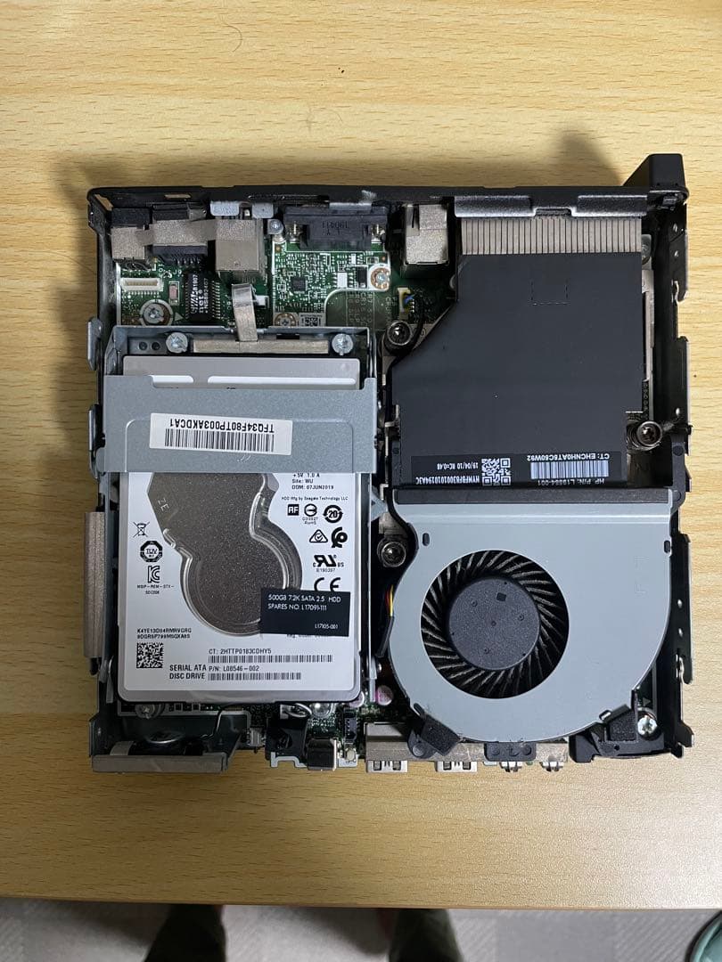 HP EliteDesk 800 G4 DM ミニPC (動作確認OK)