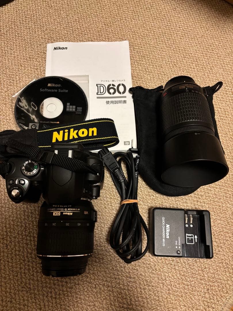 Nikon D60 デジタル一眼レフカメラ 【カードリーダー付き】