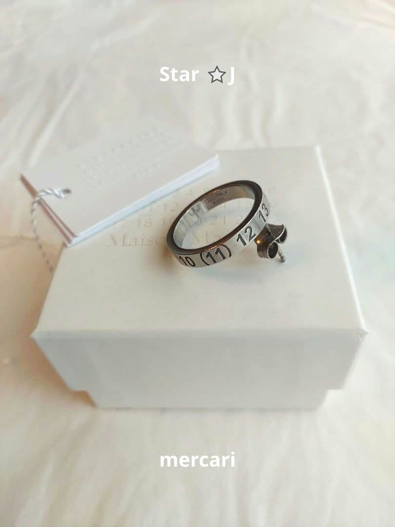 【新品・未使用】MaisonMargiela CircleNumberロゴピアス