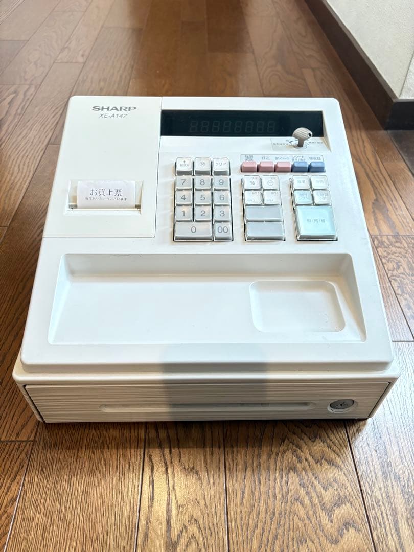 SHARP XE-A147 レジスター ホワイト