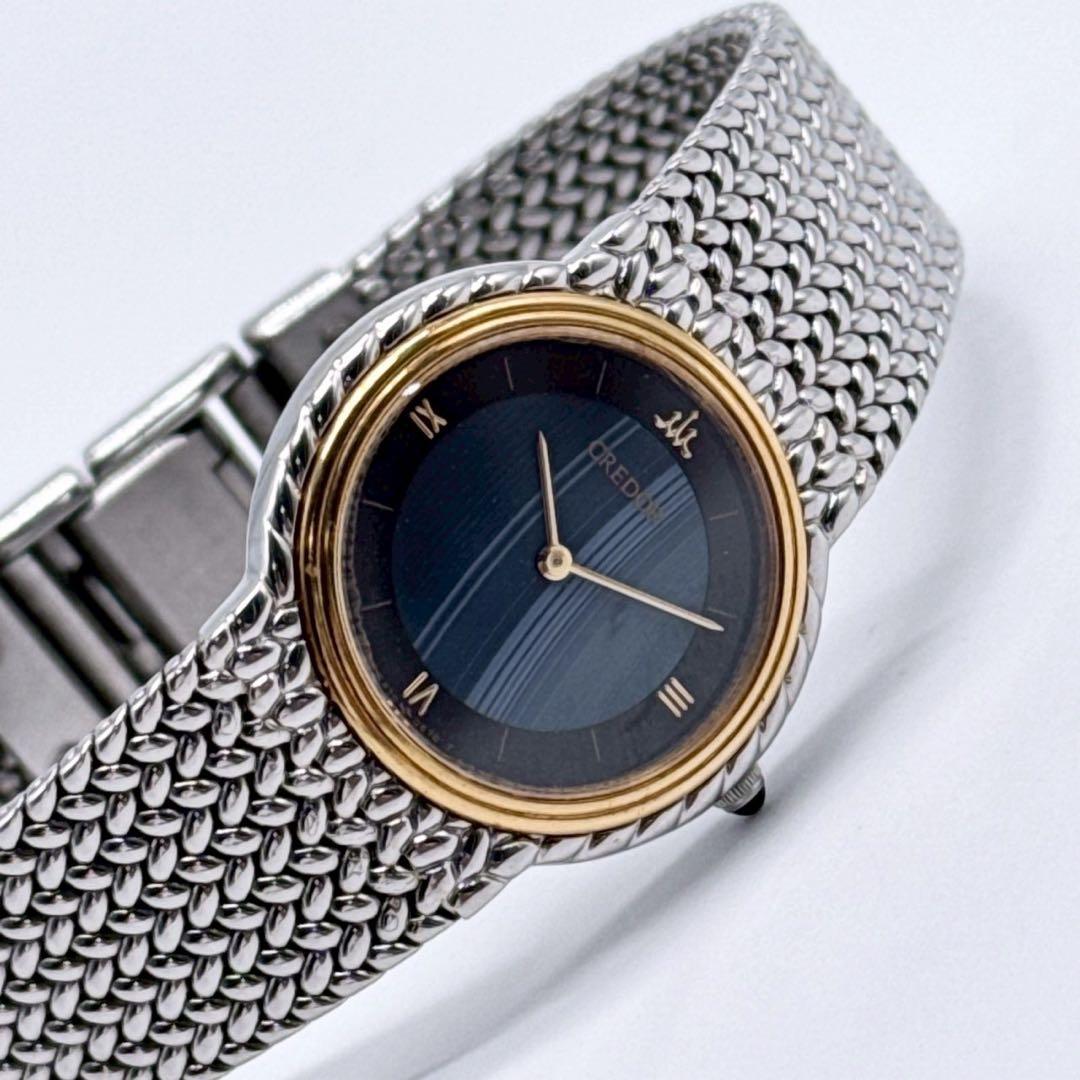 極美品✨ SEIKO セイコー クレドール 腕時計 ブルーメノウ k18