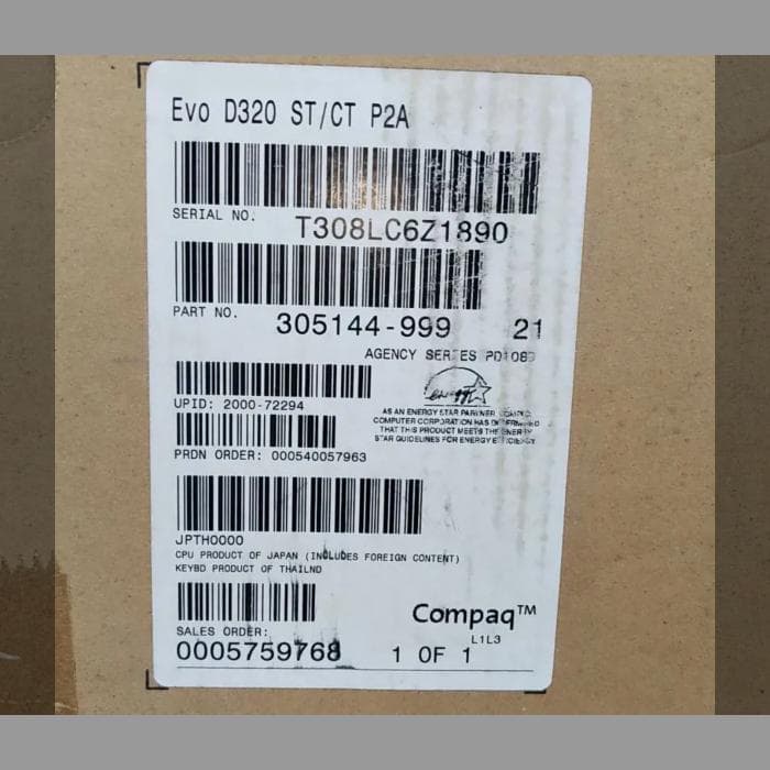 COMPAC コンパック Evo D300 ST4，キーボード＋マウス付き