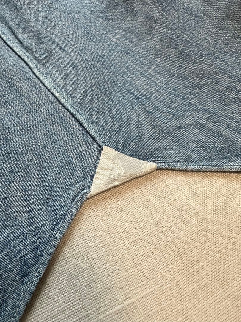 【美品クリーニング済】BARBA DANDY LIFEブルーシャンブレー39cm