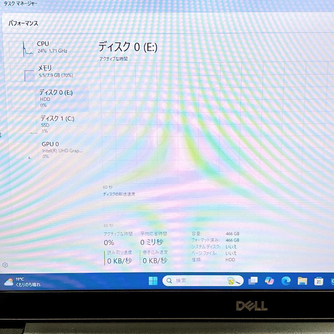 【最終値下げ】Dell latitude 3500 8GB Windows11