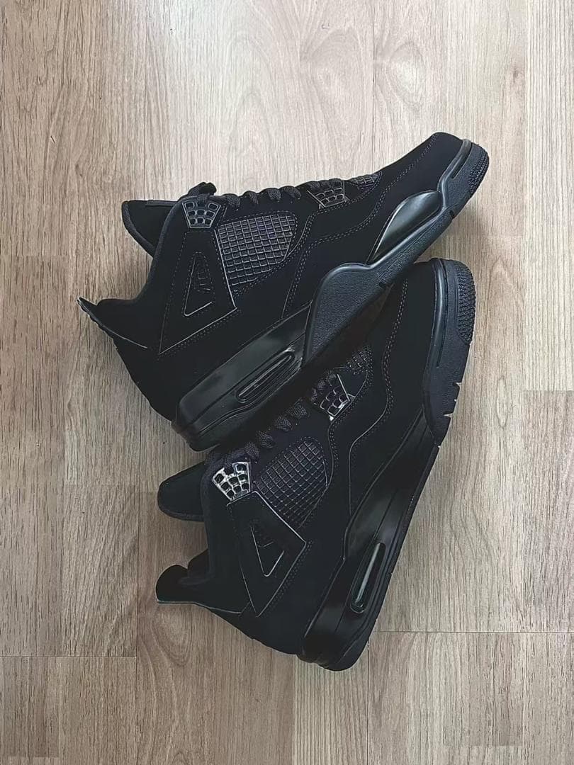 靴 NIKE AIR JORDAN 4 RETRO BLACK CAT 27cm