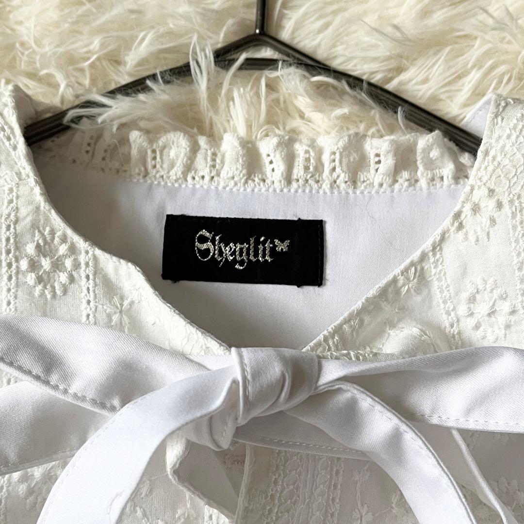 Sheglit シェグリットAlicia レースブラウス 長袖 ロリータ　長袖