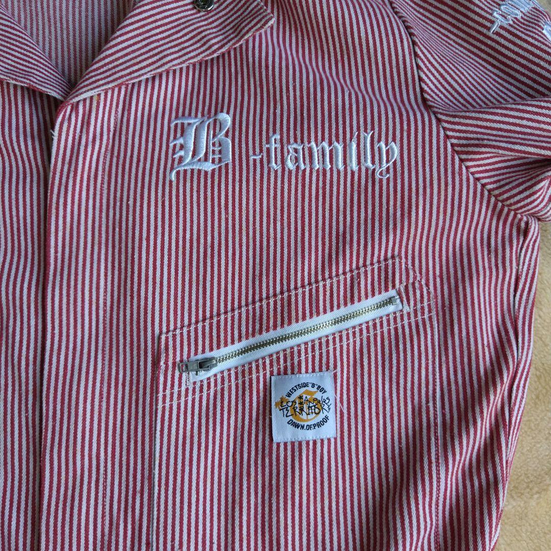 B系貴重 ロサンゼルステリトリー ツナギ BBOY HIPHOP XL 刺繍