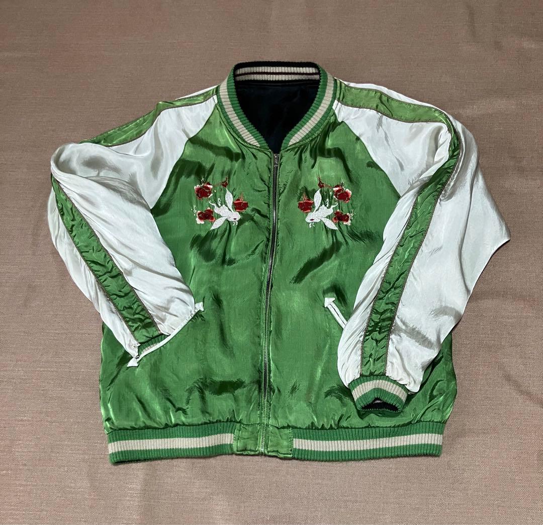 ウサギと三爪龍　リバーシブルスカジャン