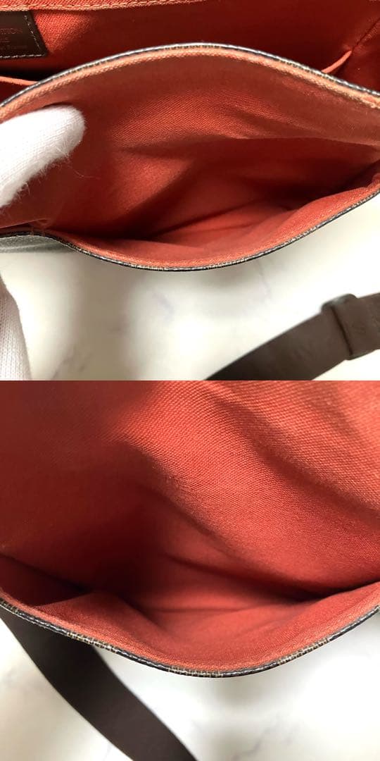 ルイヴィトン ダミエ ショルダーバッグ バスティーユ 大容量 A4対応 斜め掛け