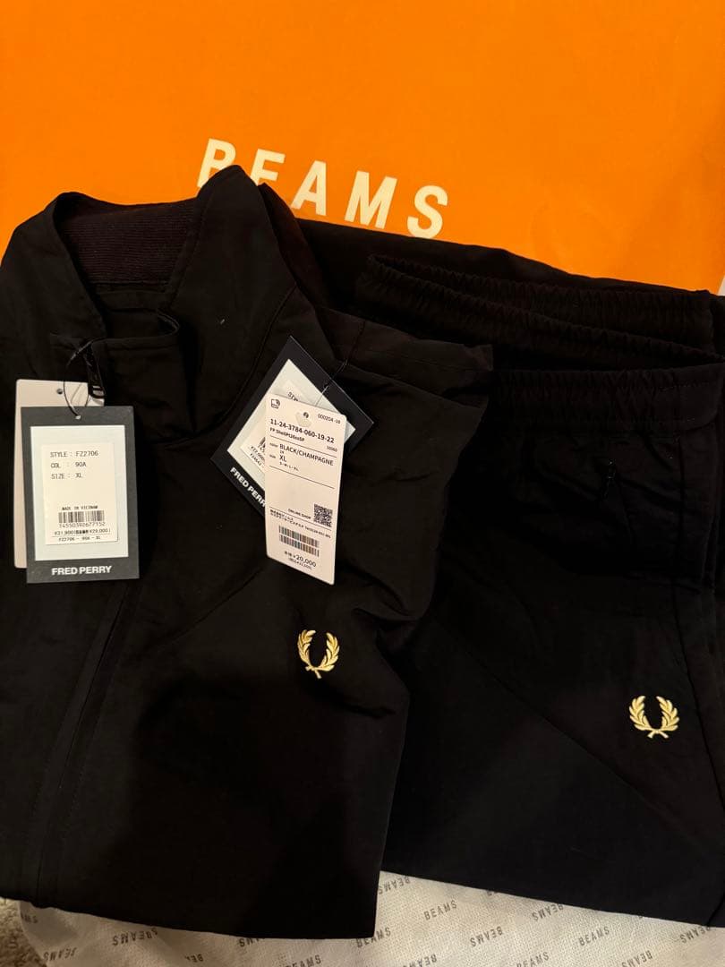 FRED PERRY BEAMS 別注 XLセットアップ　フレッドペリー　シェル