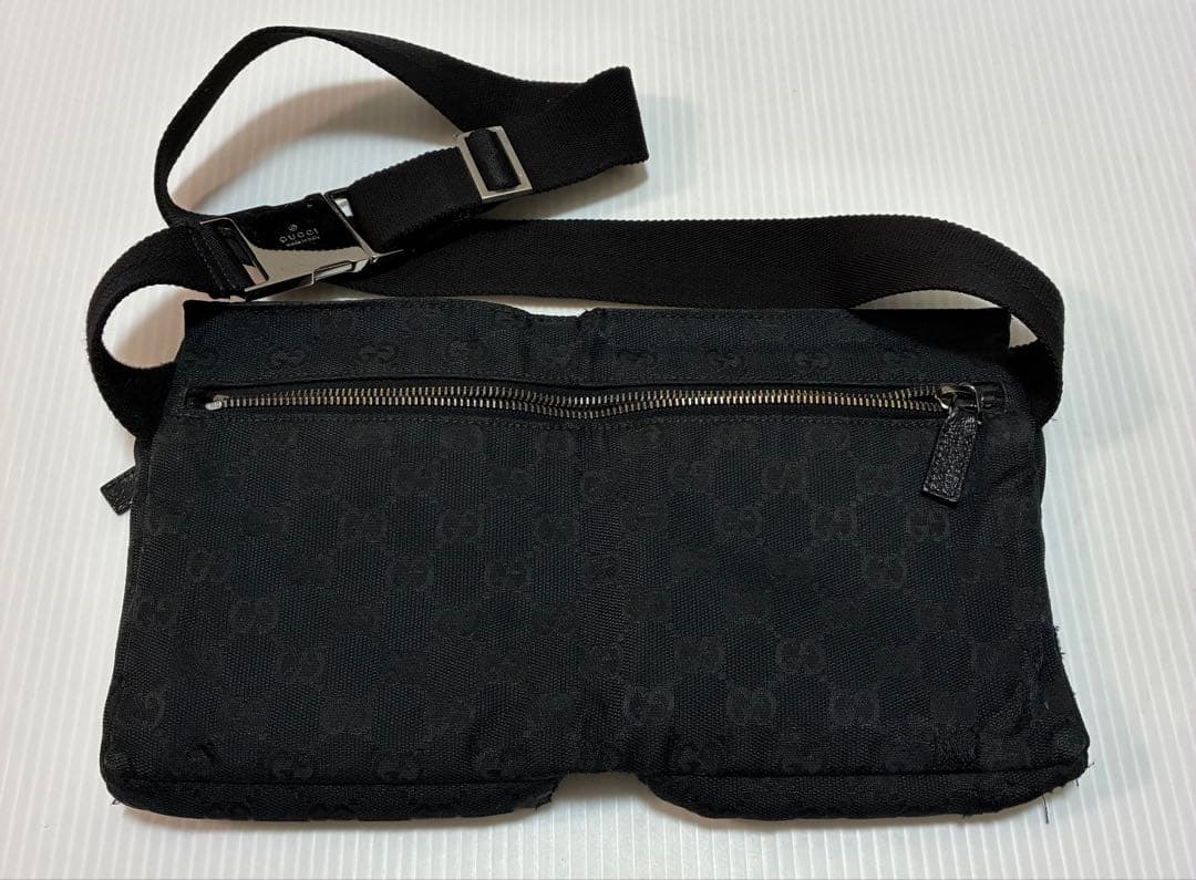 K*K様 GUCCI ウエストポーチ　ボディバッグ　GGキャンバス 28566