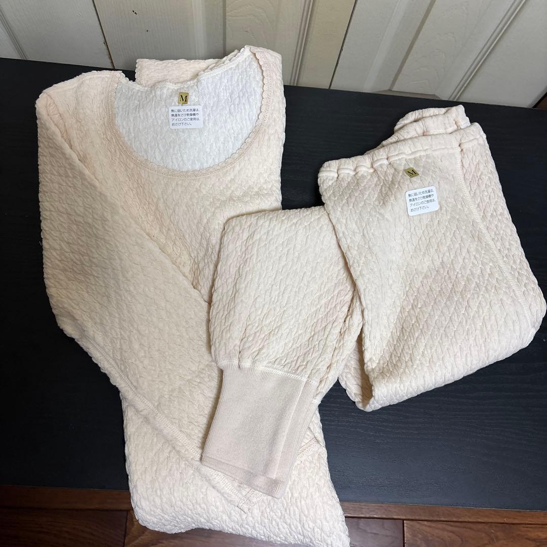 健康肌着　ひだまり　レディース上下セット　1月限定お値下げ